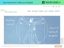Tablet Screenshot of bfconsulting.com